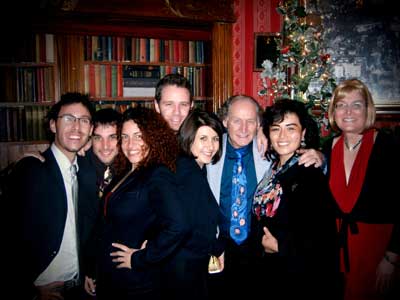 Gang in the Castle lobby with Terry